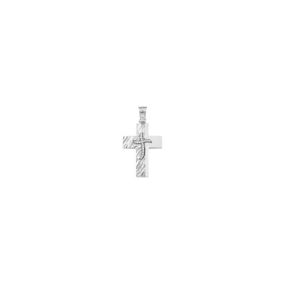 Cross In White Gold