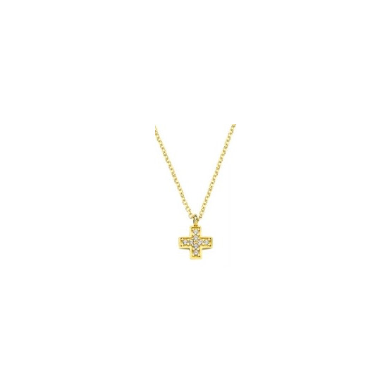 Cross in yellow gold