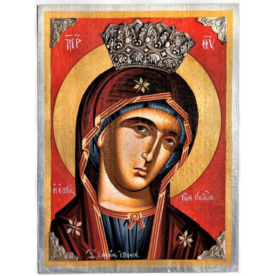 VIRGIN WITH CROWN