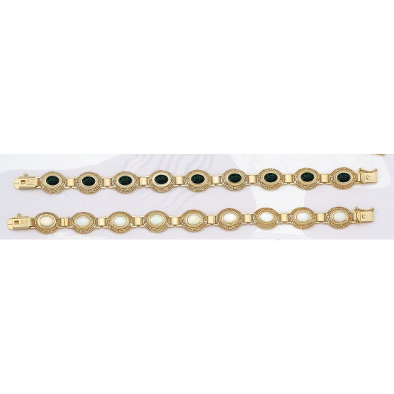 Opal chain bracelet