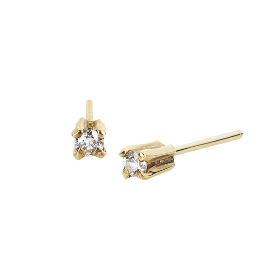 Earrings with diamonds