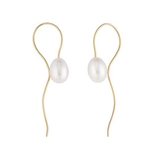Earrings pearl drops