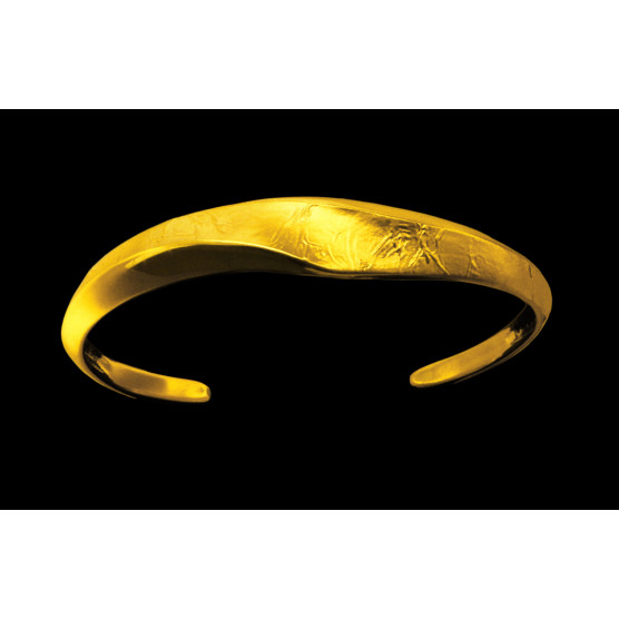 Gold plated silver bracelet