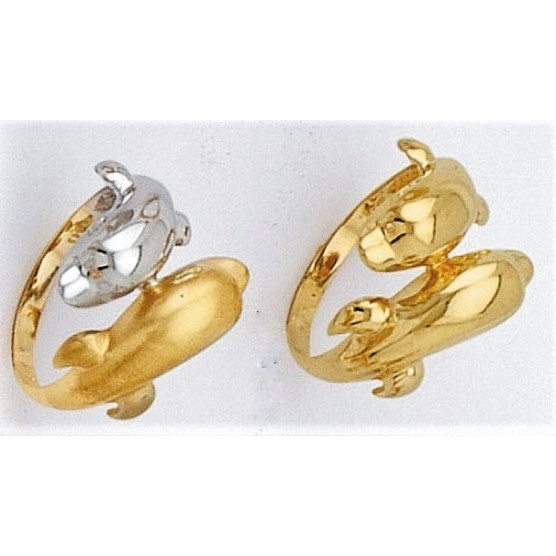 Ring with dolphins