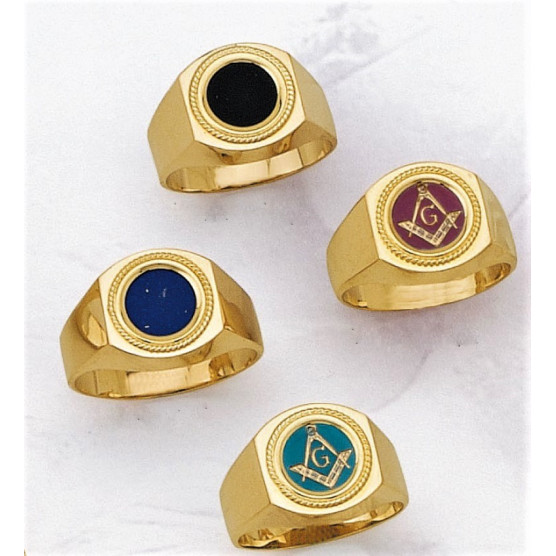 Ring chevalier synthetic stones