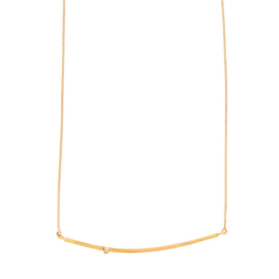 Gold stripe pendant