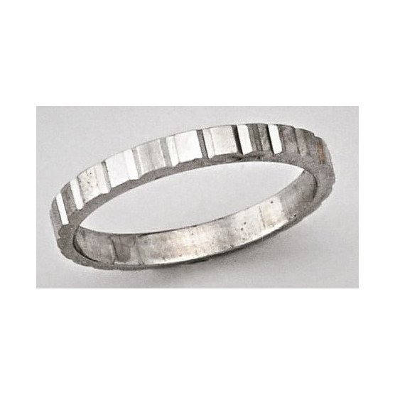 Wedding rings in white gold