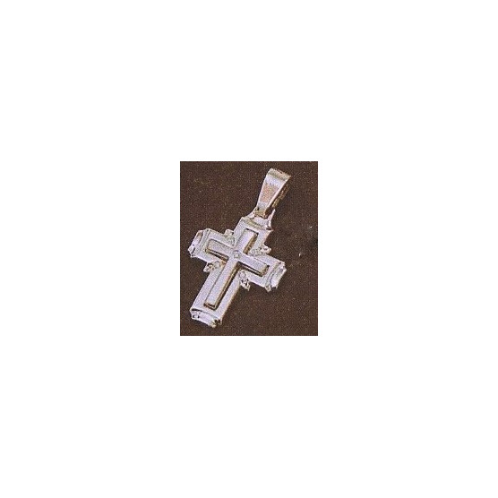 Cross with zircon