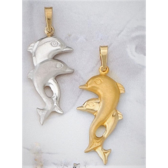 Pendants with 2 dolphins