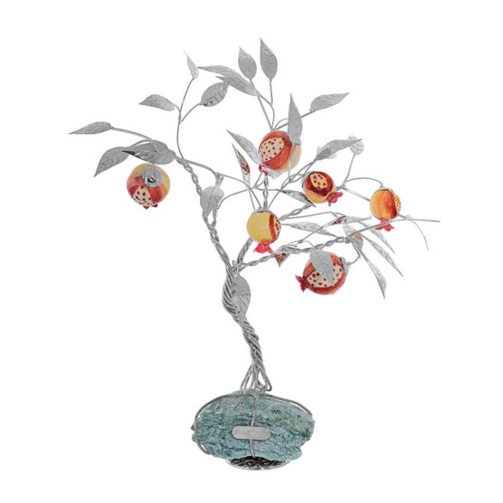 Silver pomegranate tree
