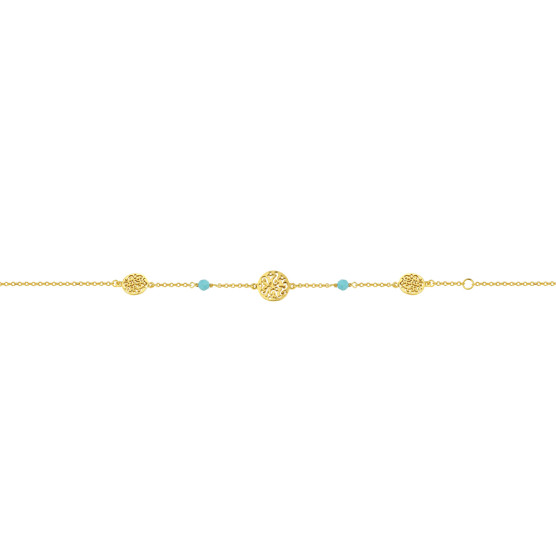 Bracelet in yellow gold