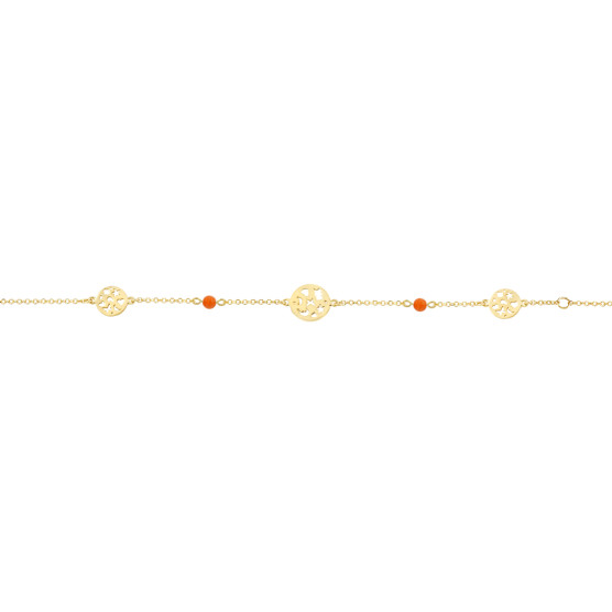 Bracelet in yellow gold