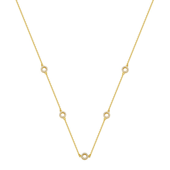 Necklace in yellow gold