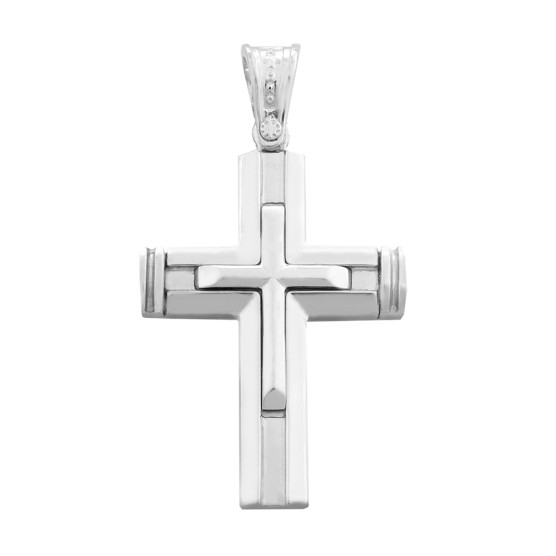 Cross In White Gold