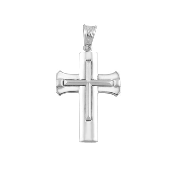 Cross In White Gold