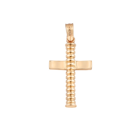 Cross In Pink Gold