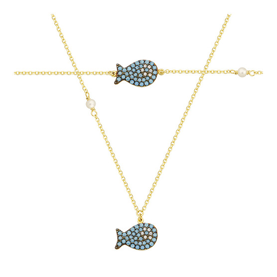 Necklace - Bracelet In Yellow Gold