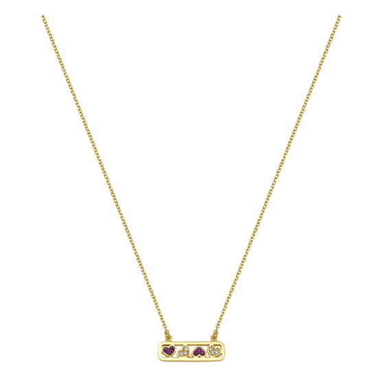 Necklace In Yellow Gold With Heart Element