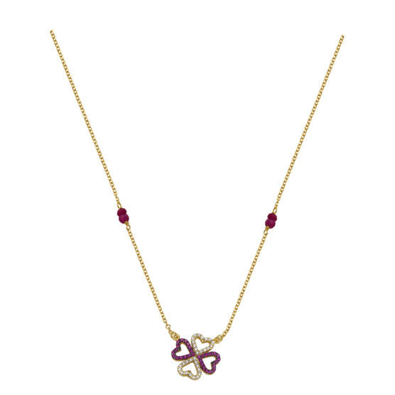 Necklace In Yellow Gold With Heart Element