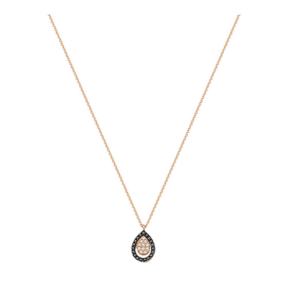 Pendants in Rose Gold with Zircon