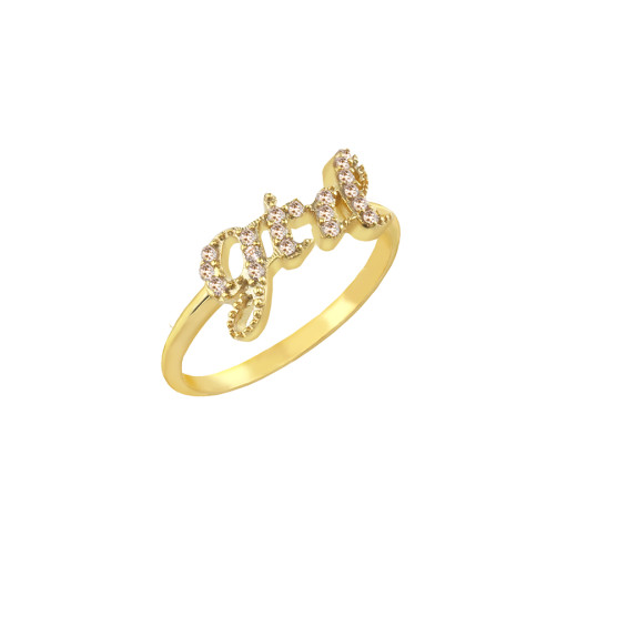 Ring In Yellow Gold