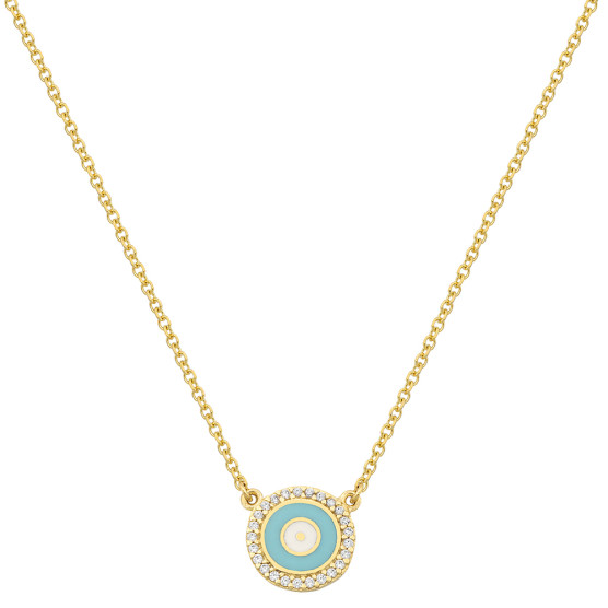 Necklace In Yellow Gold With Enamel