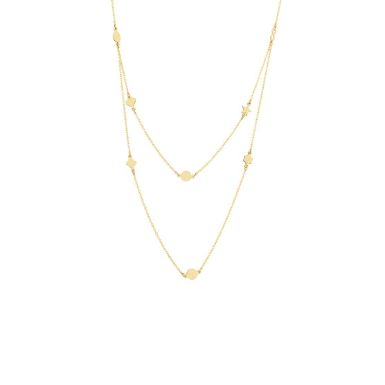 Necklace in yellow gold