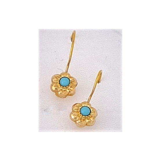 Flower-shaped earrings