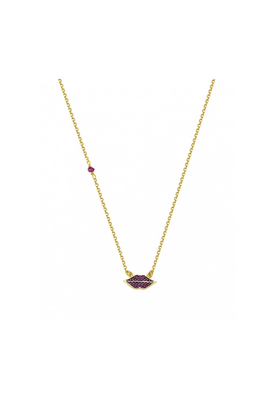 Necklace in yellow gold