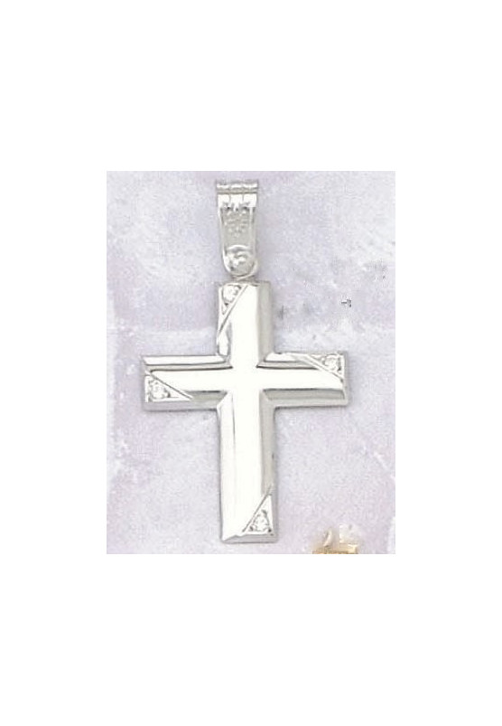 Classic cross with zircon