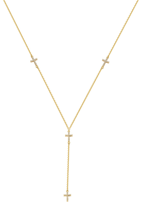 Necklace in yellow gold